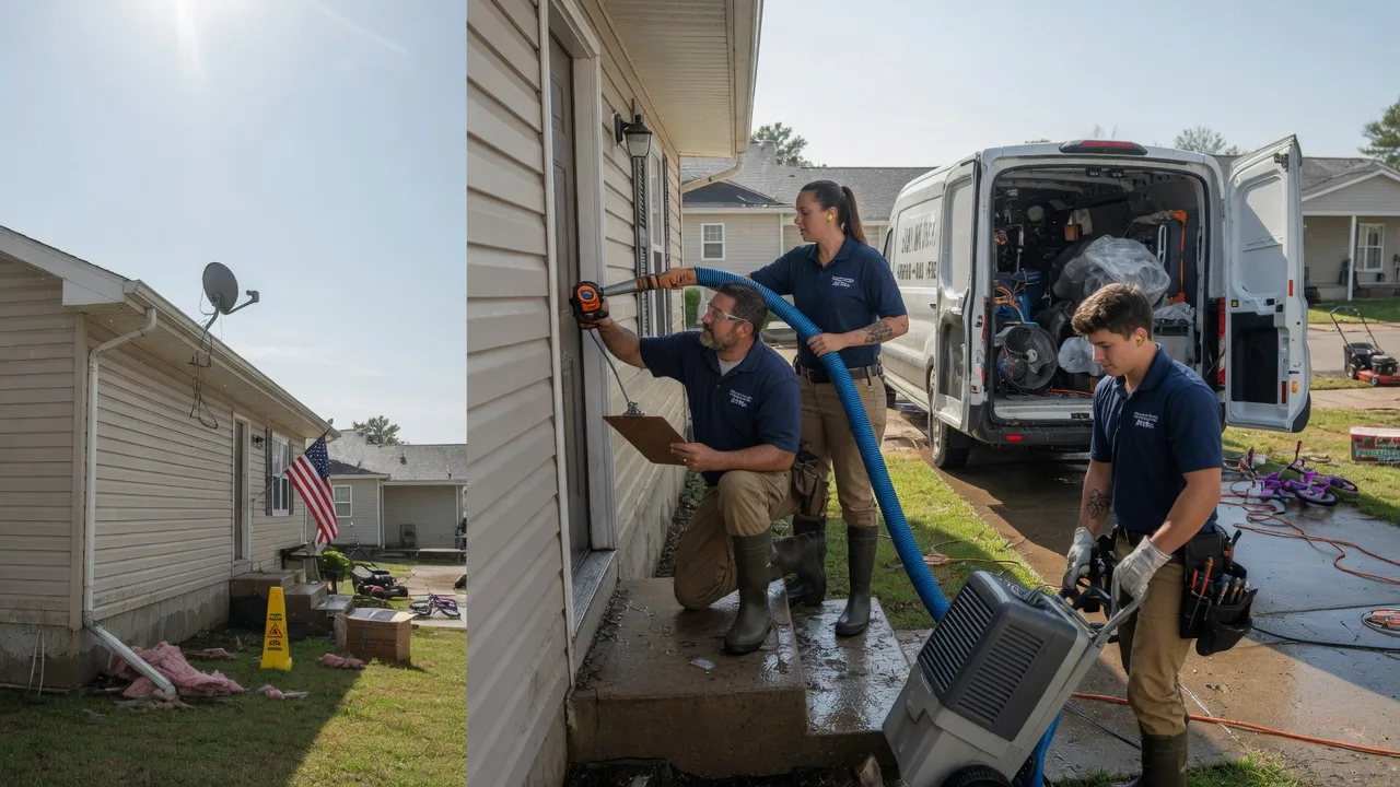 Ceiling Water Damage Restoration in Farmland, IN near me